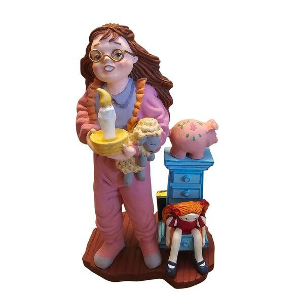 Department 56 Figurine – “Emily Spies Santa” – 1993 Discontinued – 5" - Picture 7 of 7